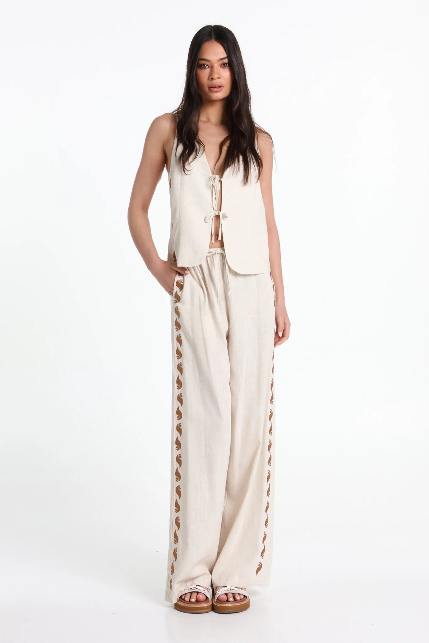 Lost in Lunar – Ginny Pants with Shell Pattern