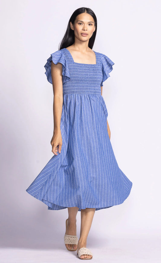 Pink Martini - Camille Dress in Blue