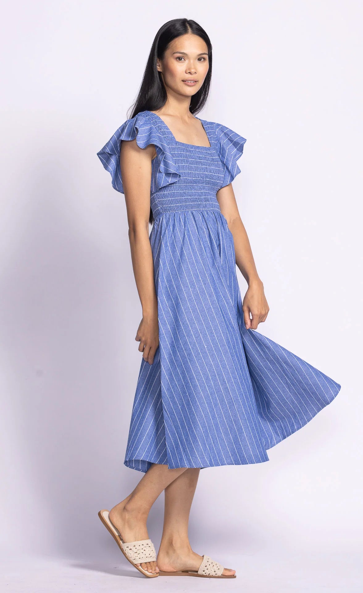Pink Martini - Camille Dress in Blue