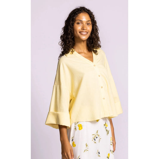 Pink Martini - Charlie Top in Yellow - Gayle's Fashions