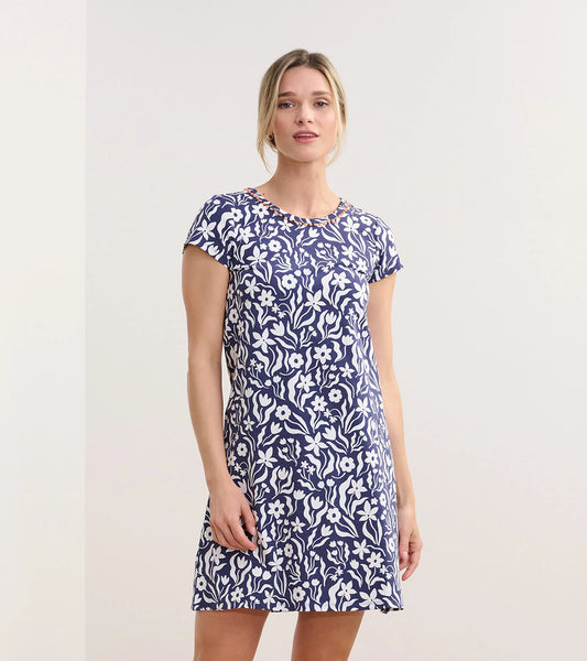 Hatley - Cici A-Line Dress (Wavy Flowers)