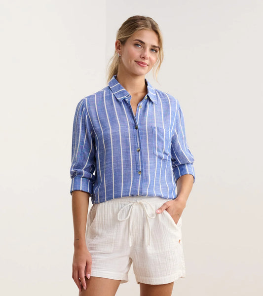 Hatley – Cindy Blouse (Basket Weave Stripes)