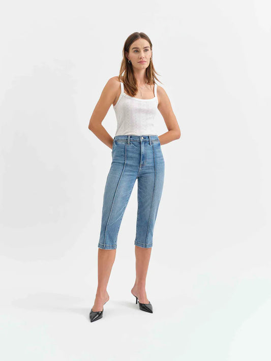 Daze - Midtown High Rise Capri in Text me