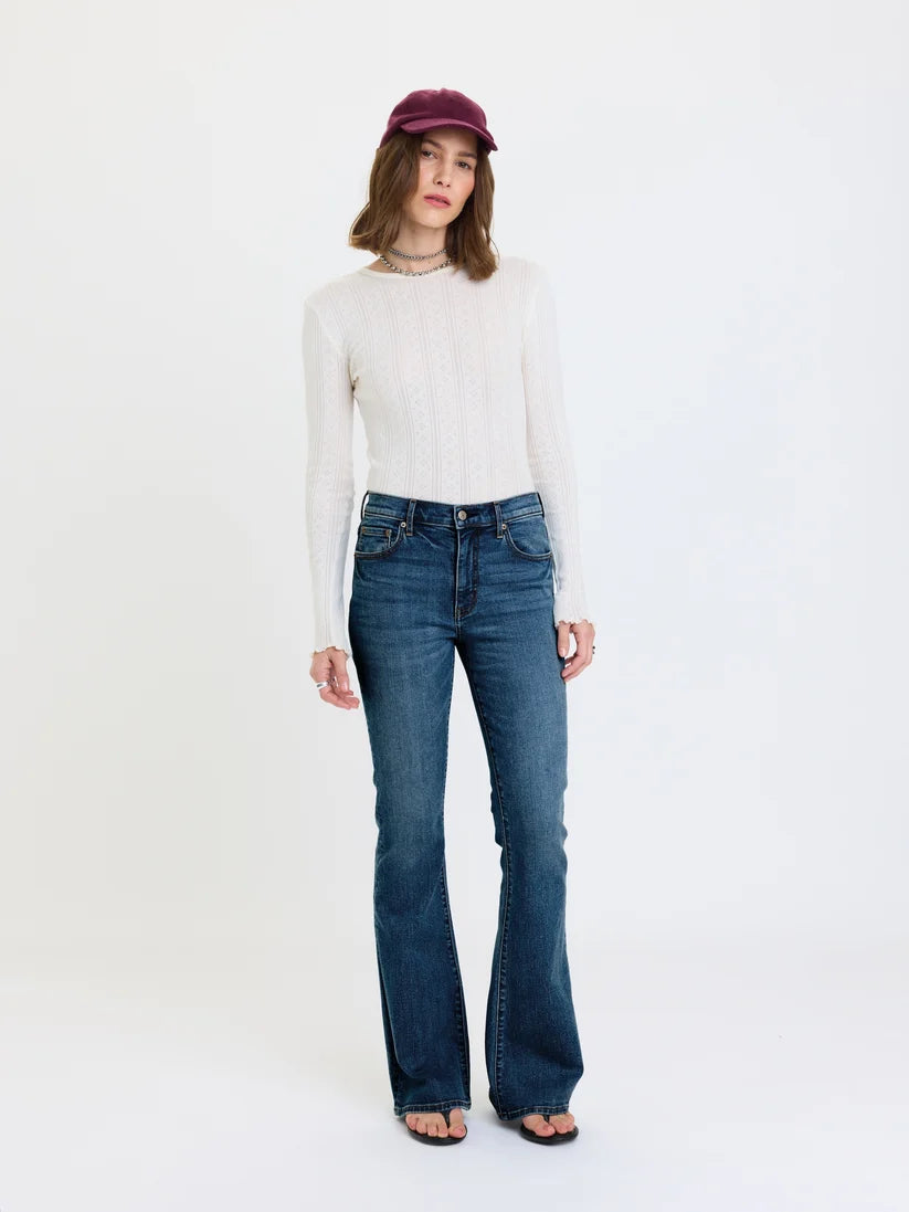 Daze - Lover Mid Rise Flare in Stay Wild