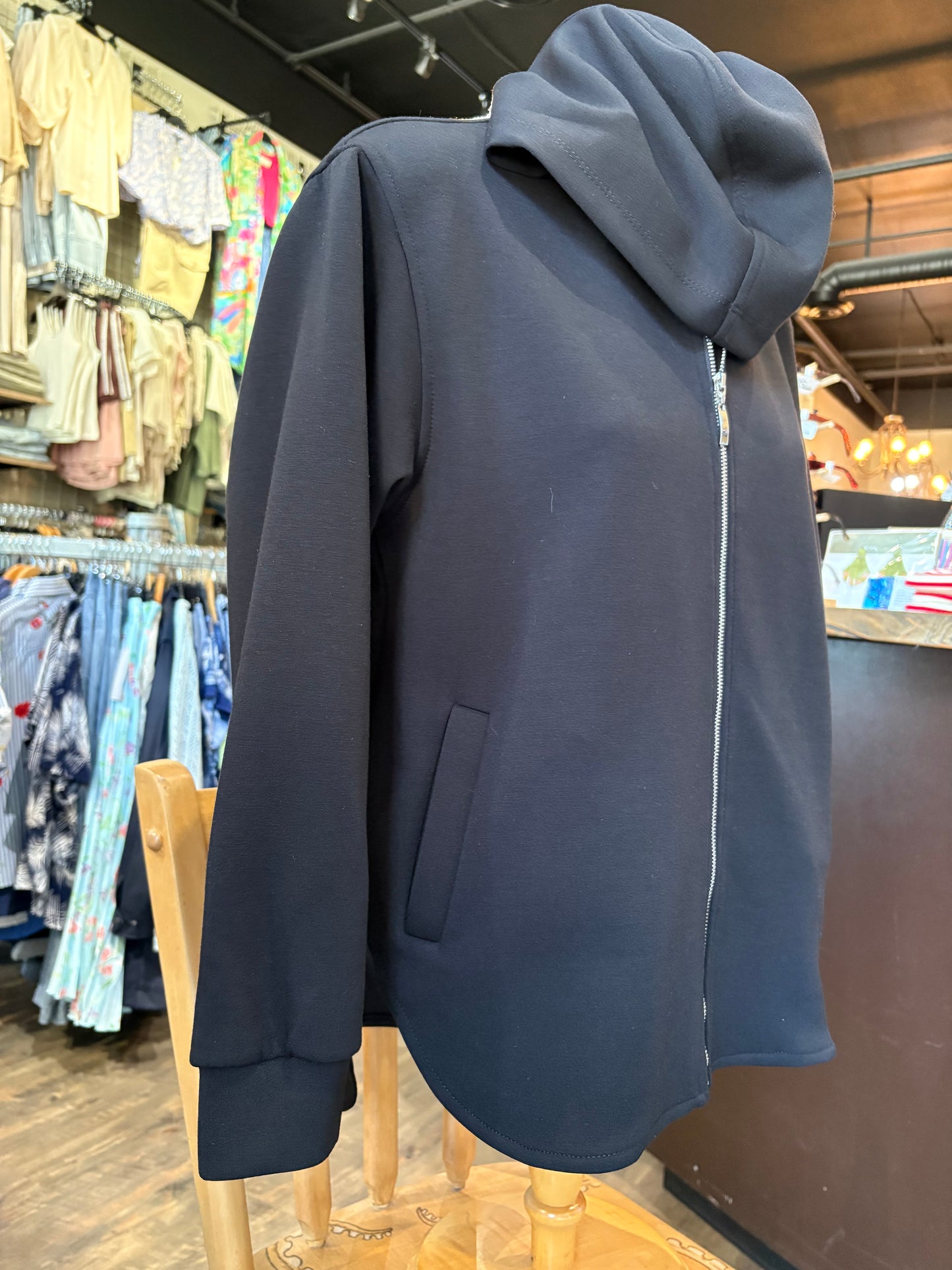 Bali – Hooded Zip-Up Casual Jacket - Gayle's Fashions
