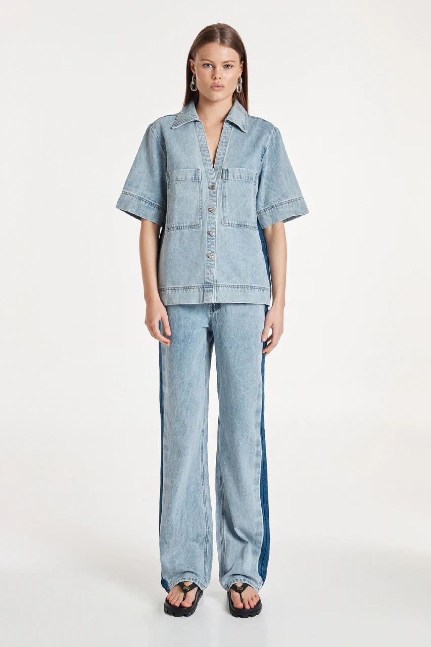 Madison the Label - Dakota Shirt, Two Toned