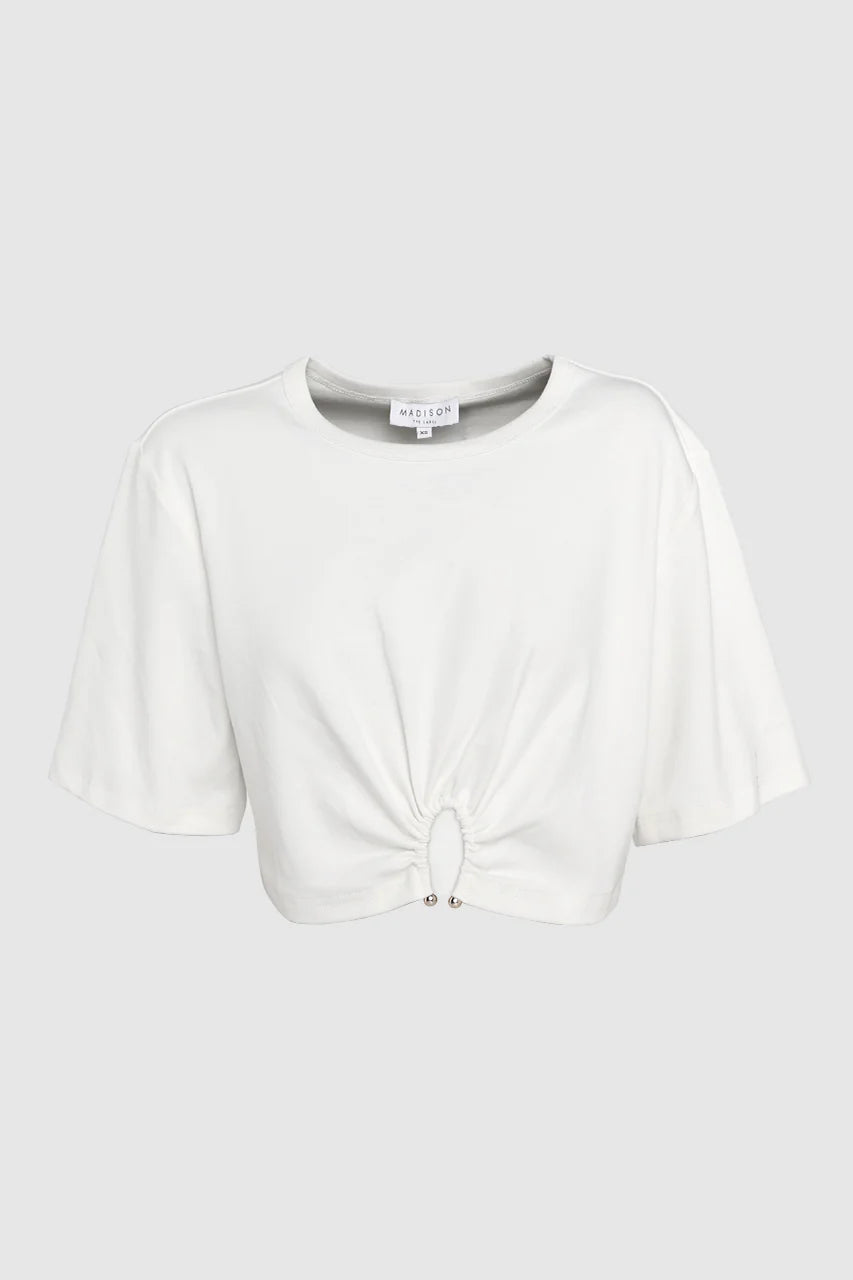 Madison the Label - Dawson Ring Tee White