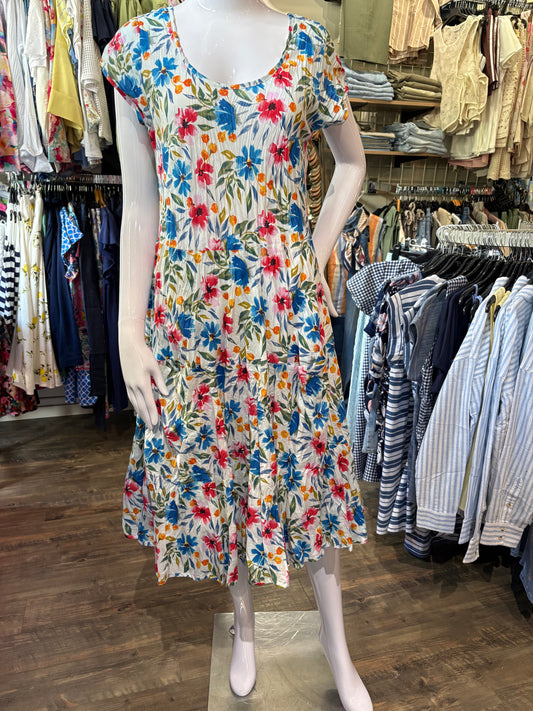 Dress Addict – Cap Sleeve Fit & Flare Dress