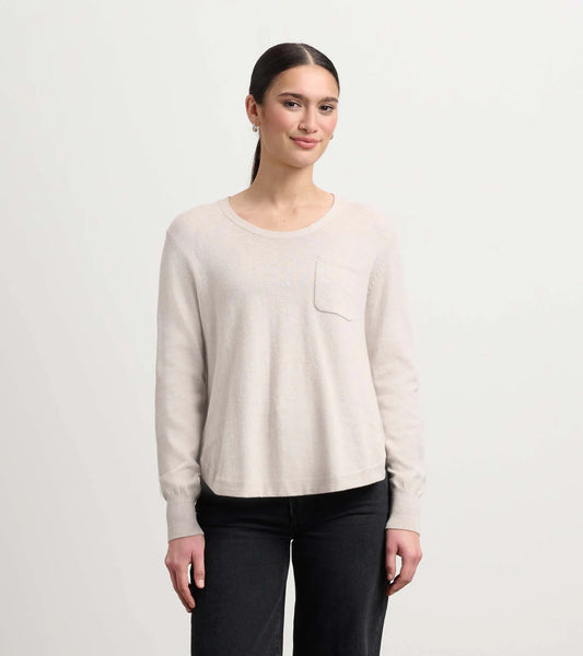 Hatley – Jessie Sweater, Oatmeal Melange