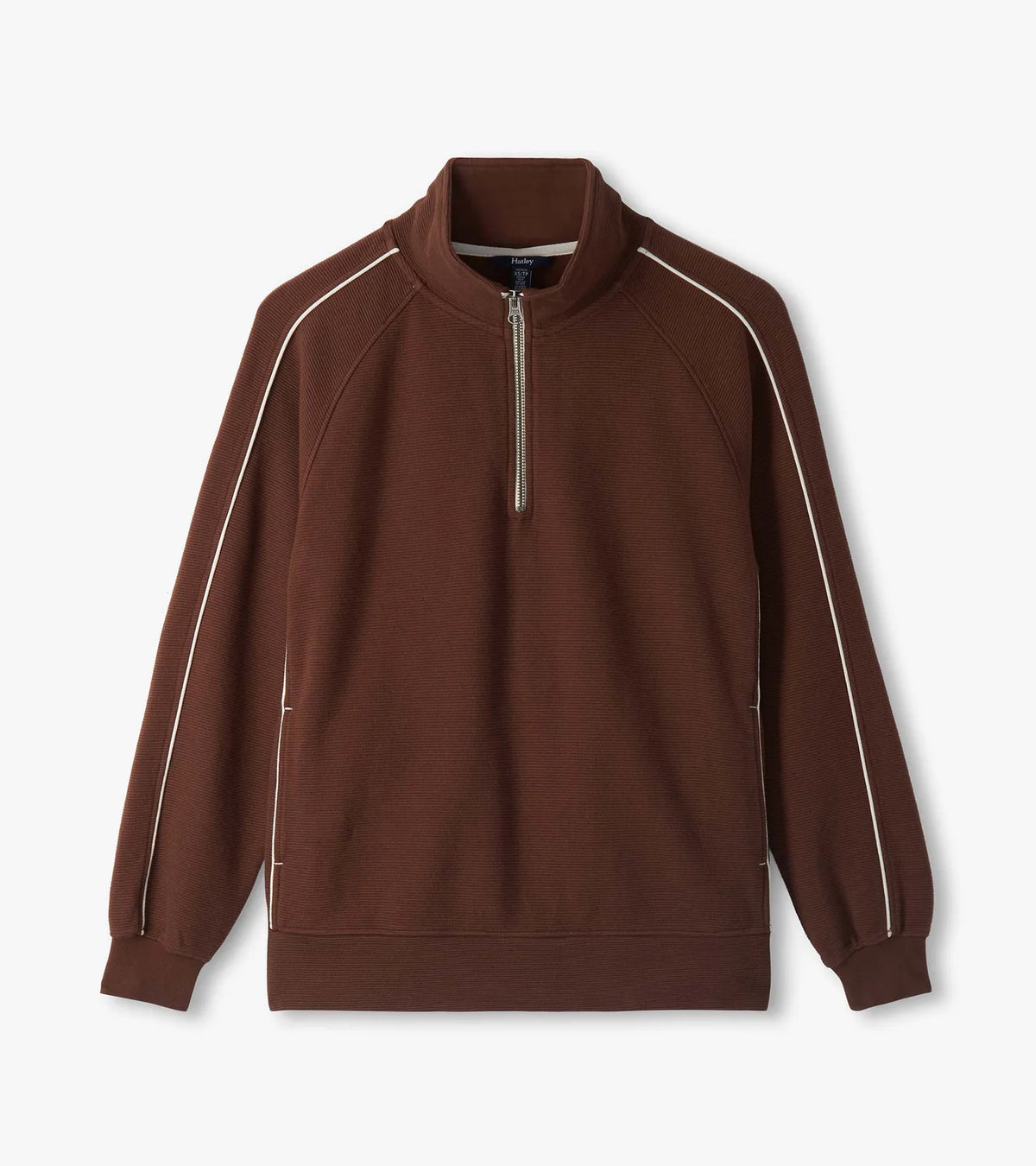 Hatley - 1/4 Zip Top, Fondue Fudge