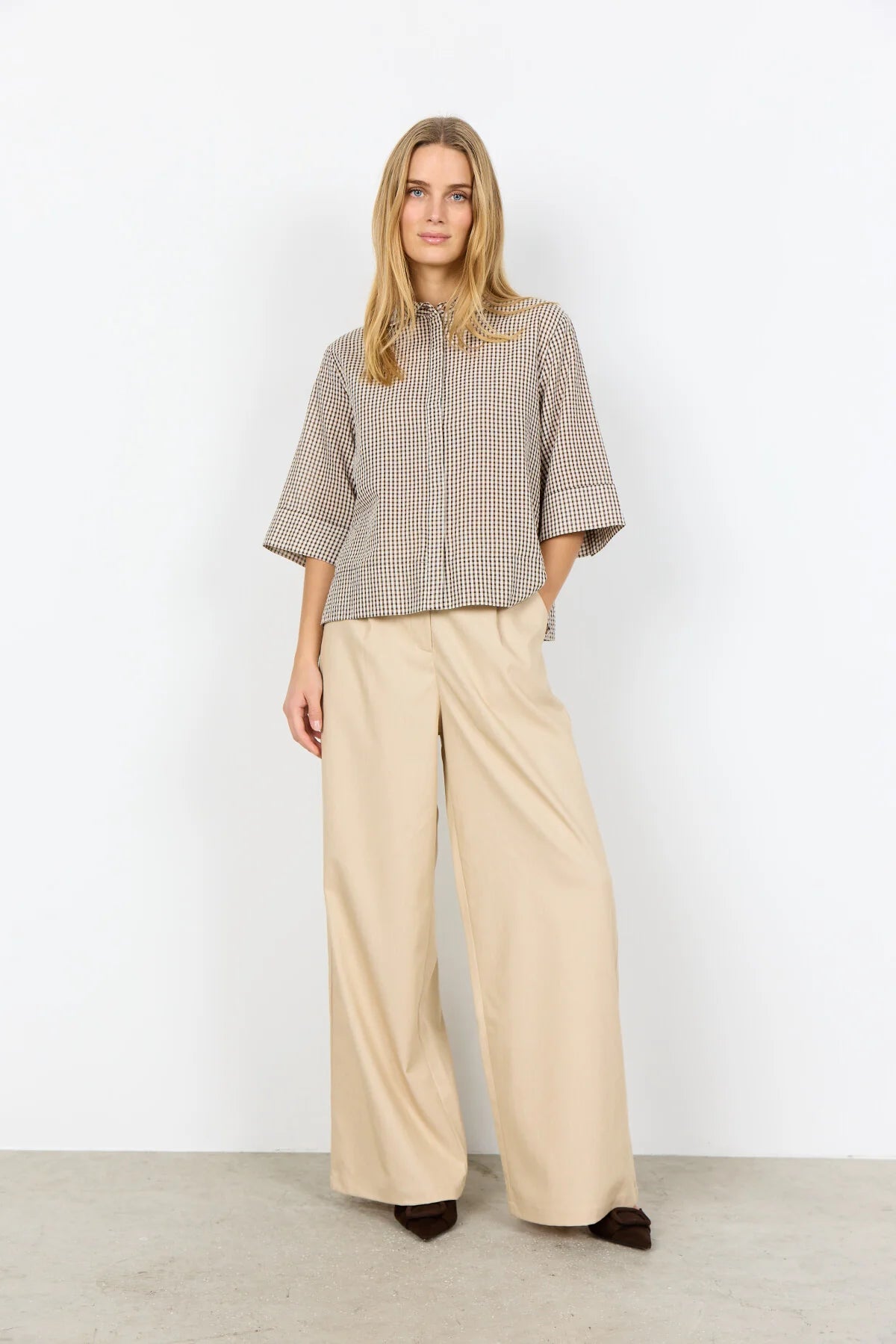 Soya Concept - CANELITA 1 Shirt (Brown) - Gayle's Fashions