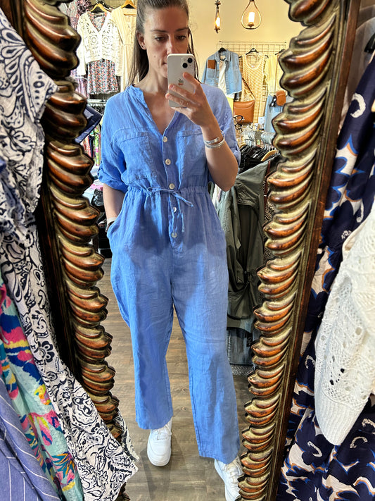 Jessica Laura - Linen Jumpsuit