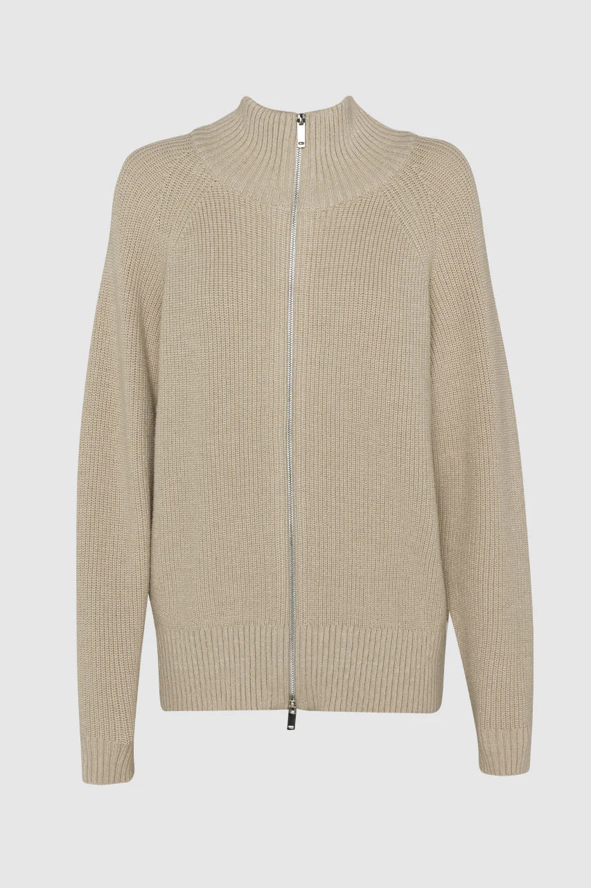 Madison the Label - Florie Zip Knit Cardigan