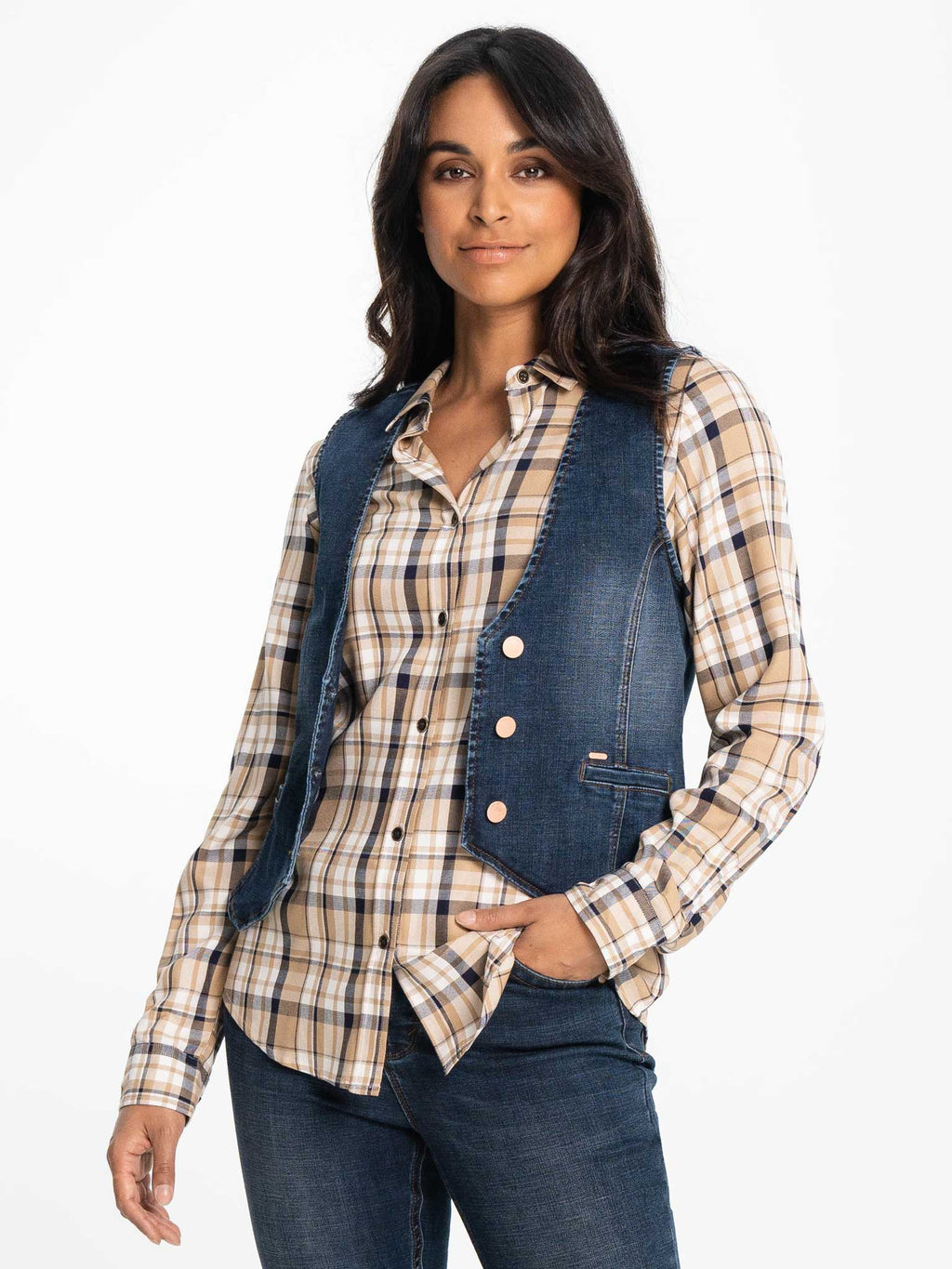 Lois - Lydia Denim Vest