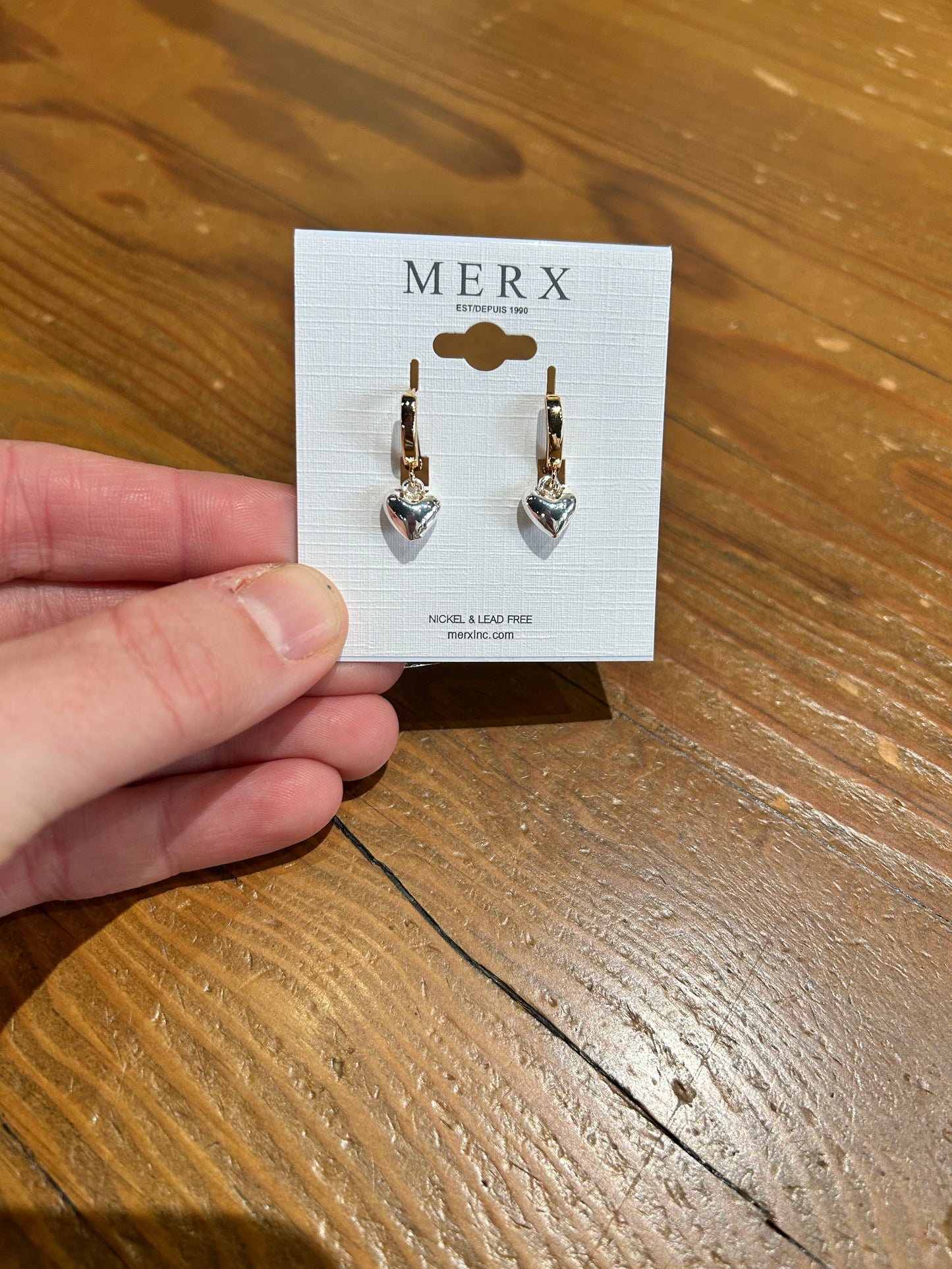 MERX - Sleeper Hoop with Heart