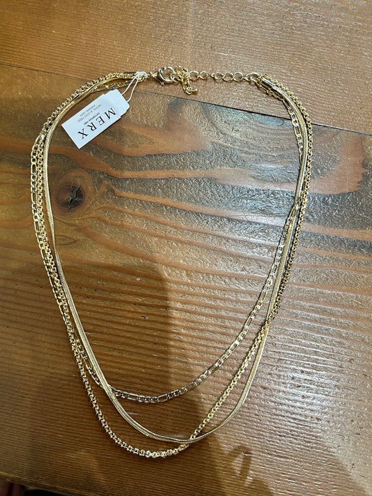 MERX - Gold Triple Layer Chain