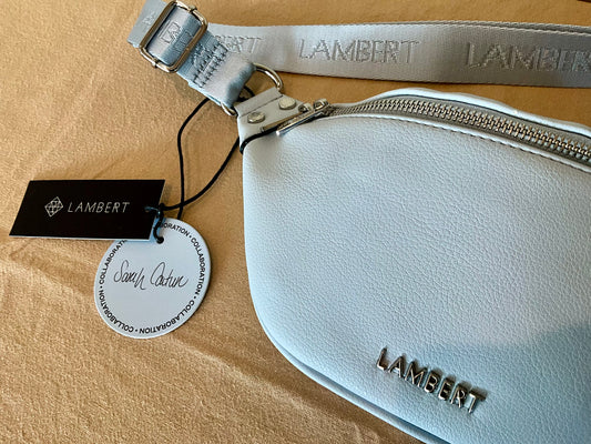 Lambert - 'The Sarah' - Azure Vegan Leather Belt Bag