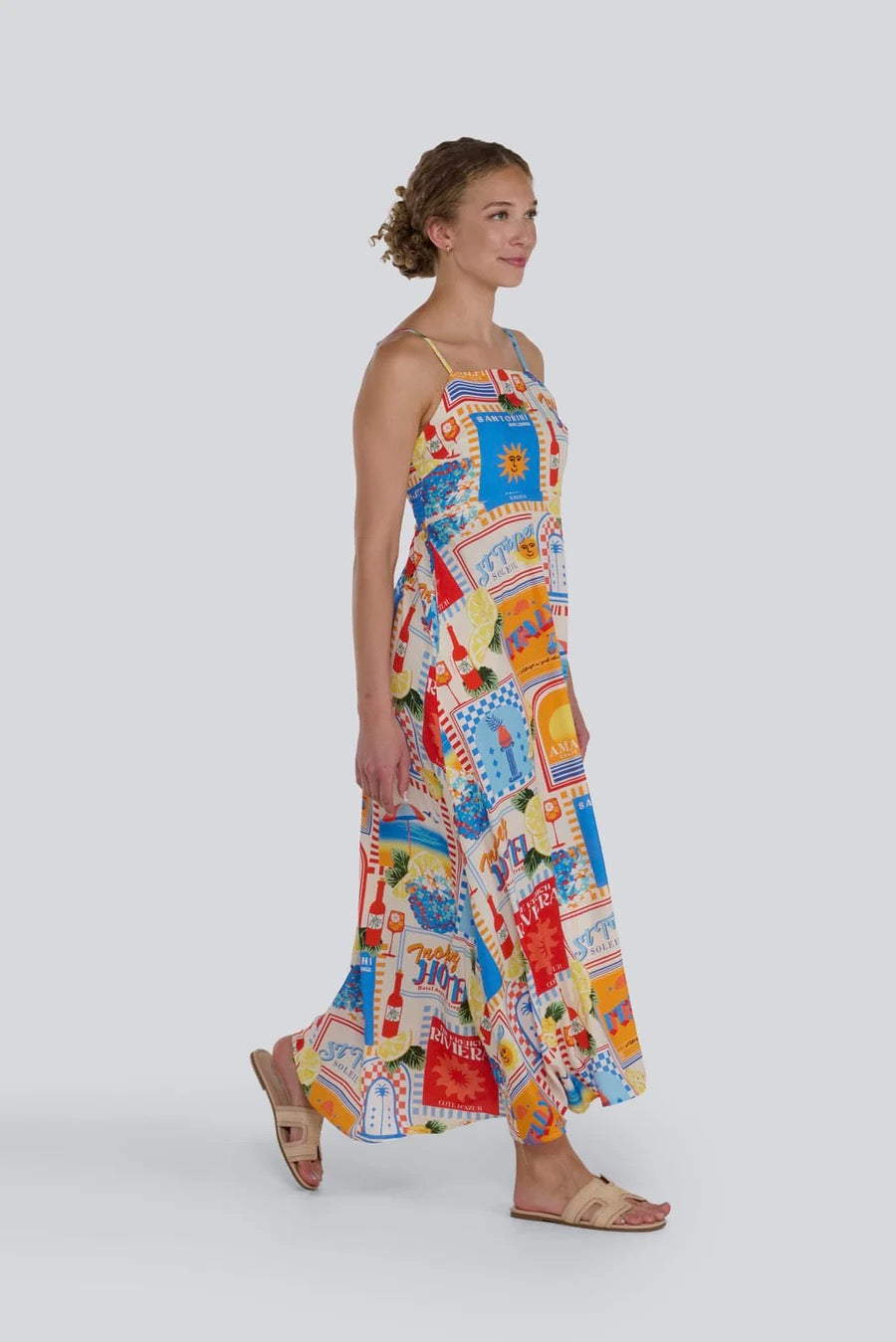 Jessica Laura – Spaghetti Strap Dress with Pockets - Gayle's Fashions