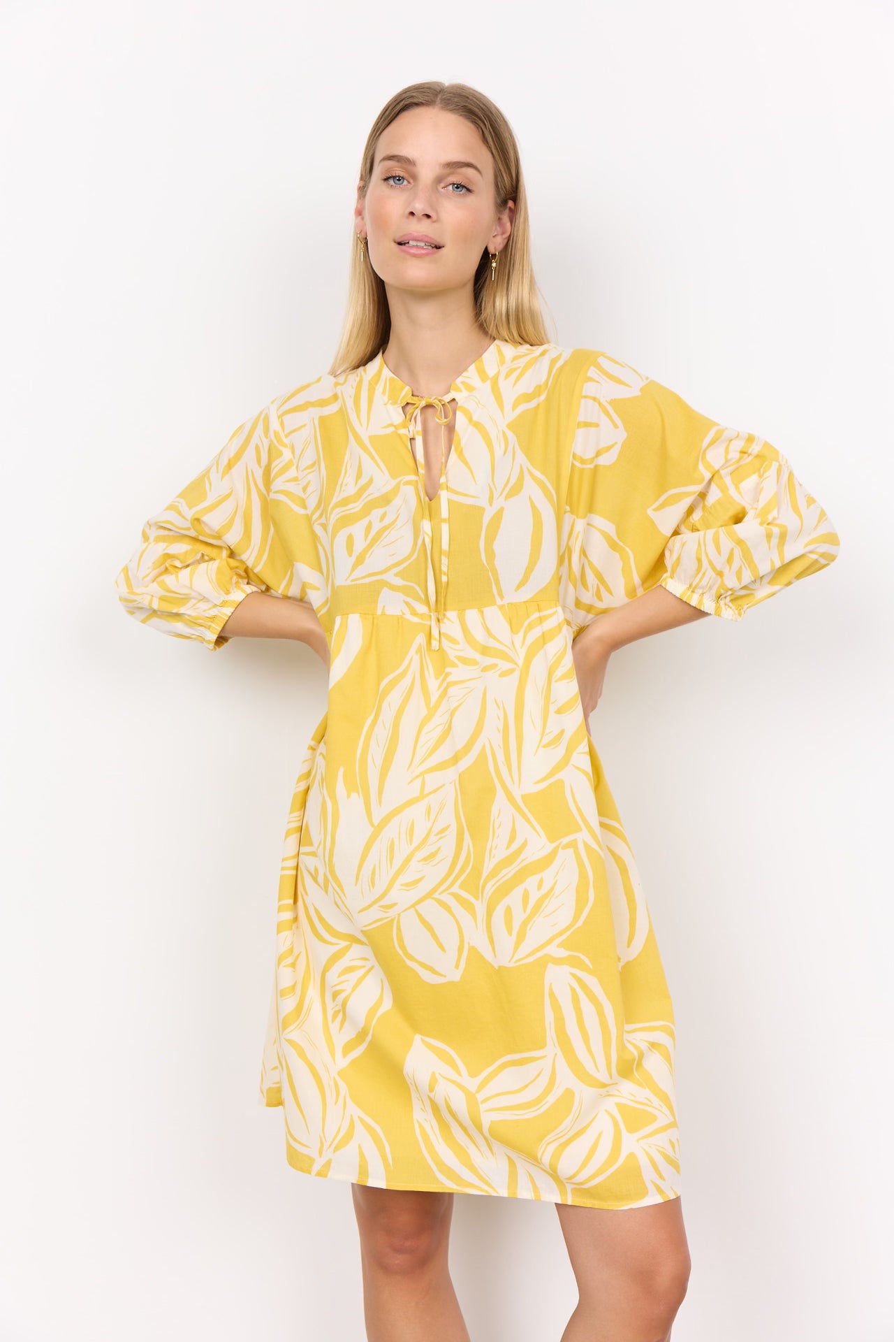 Soya Concept - Robe de poupée jaune