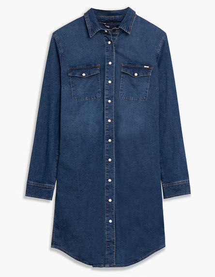 Lois - Denim Dress with Pockets