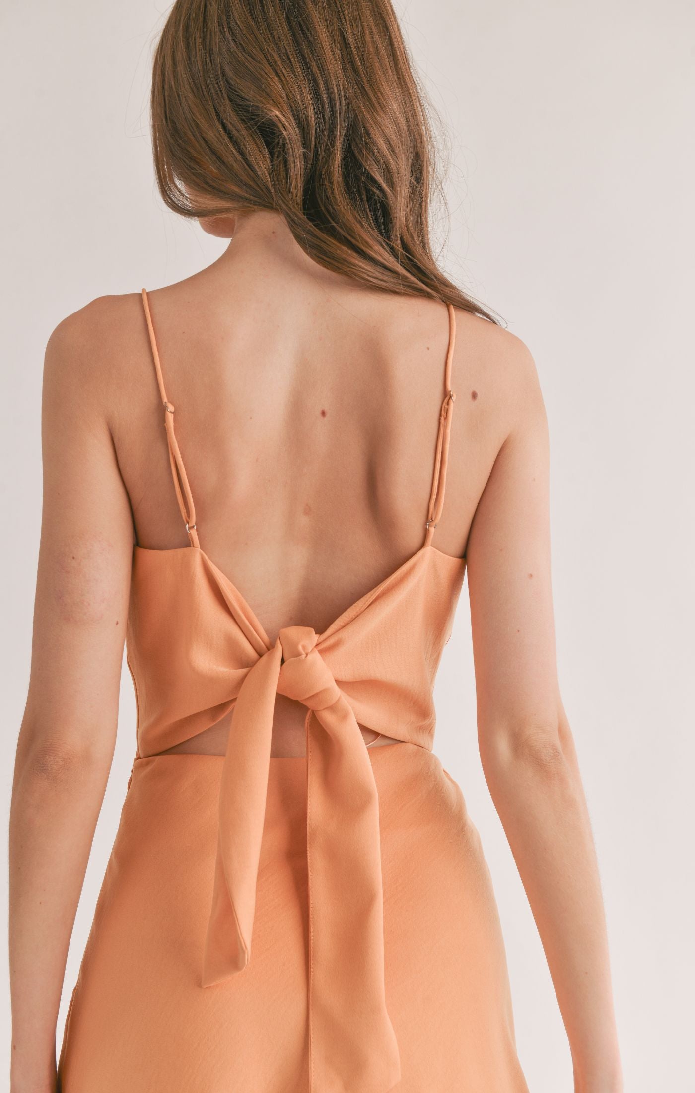 Sage the Label - Jess Cowl Tie Back Mini Dress