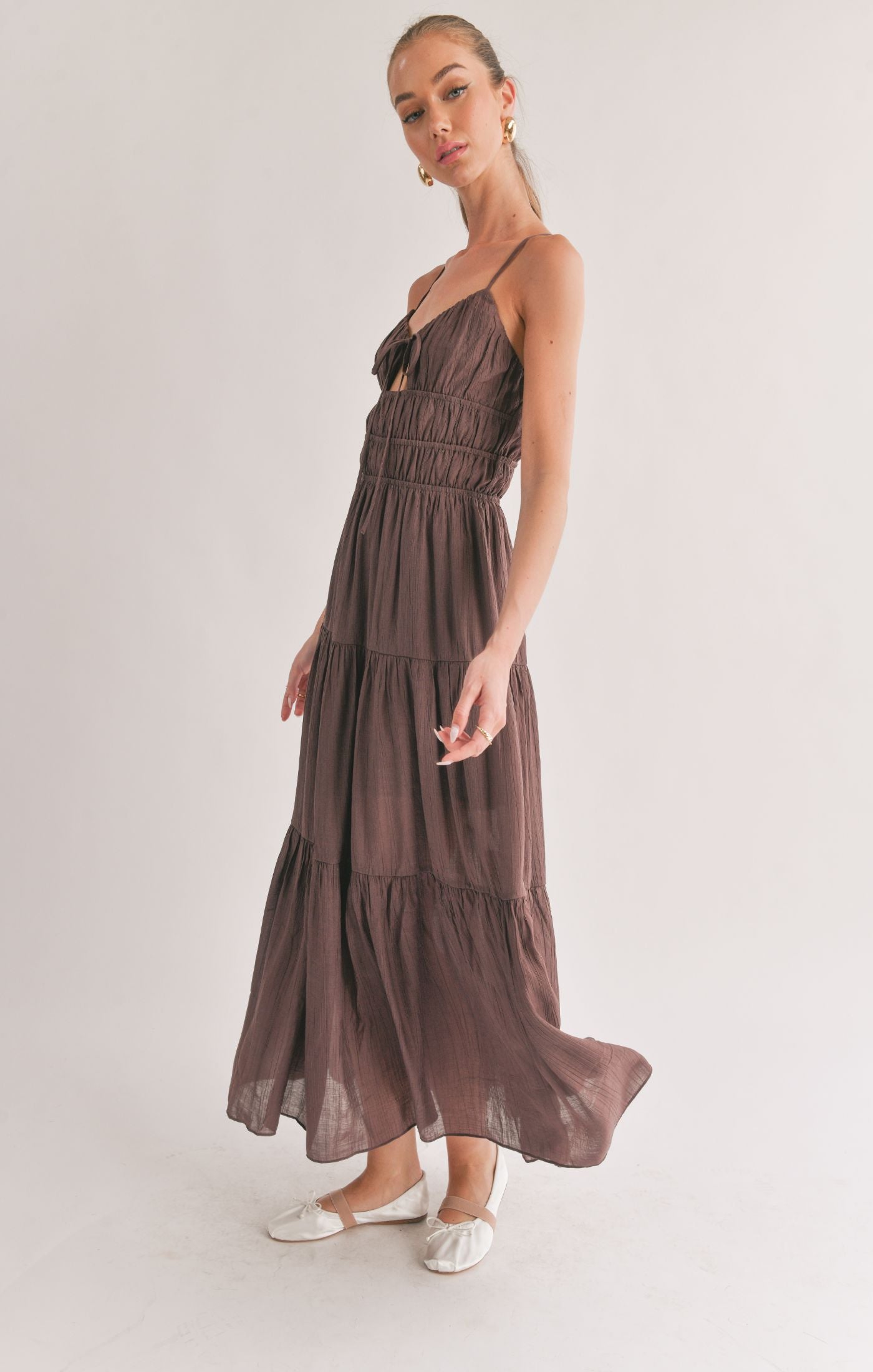 Sage the Label - Light a Fire Tiered Maxi Dress