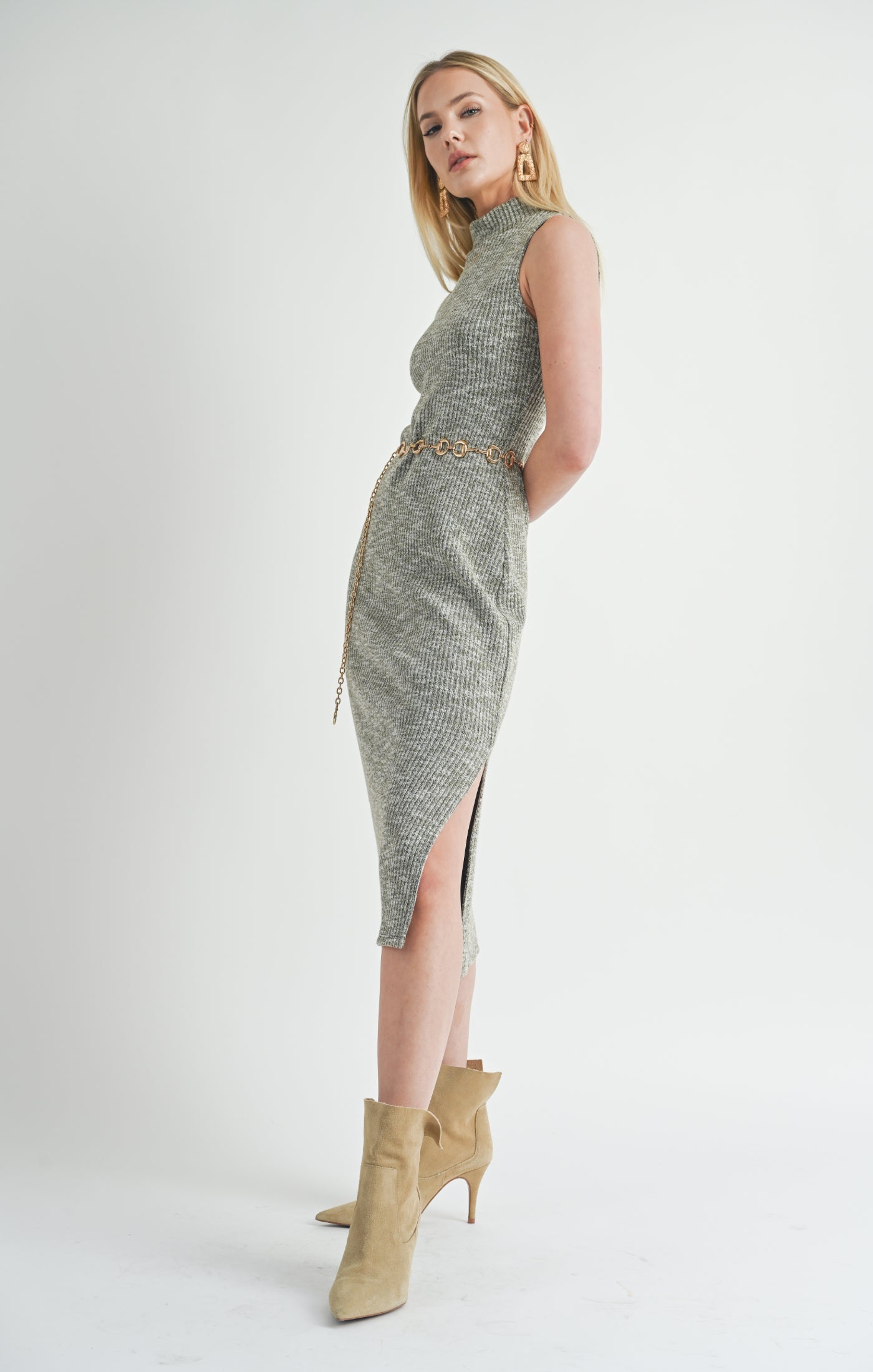 Sage the Label - On the Path Sleeveless Midi Dress