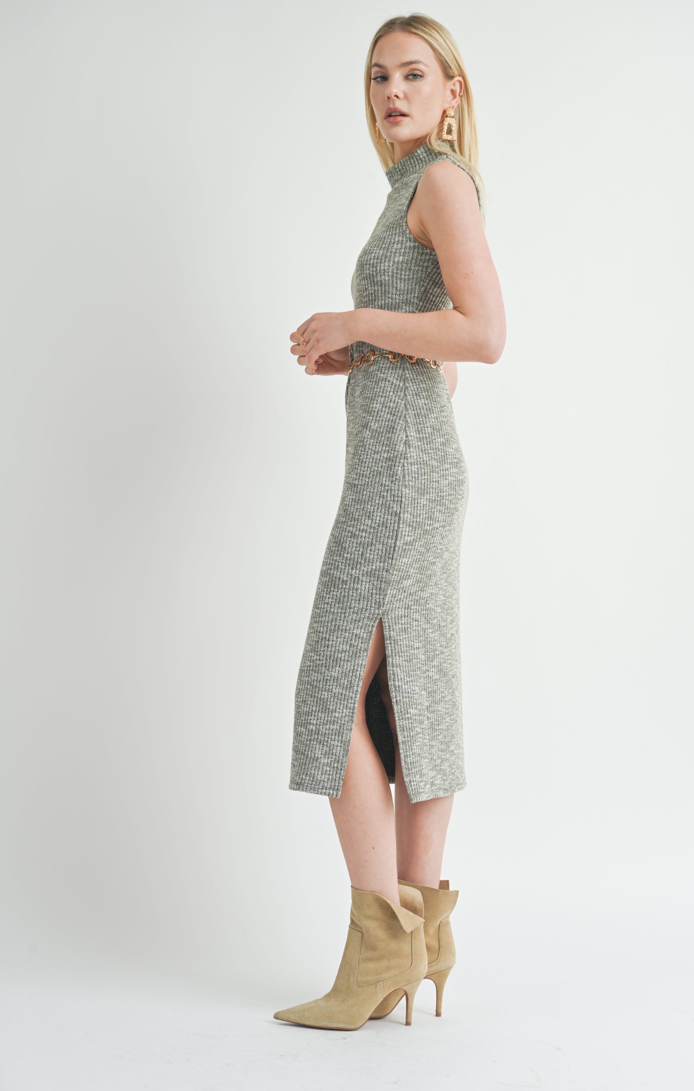 Sage the Label - On the Path Sleeveless Midi Dress