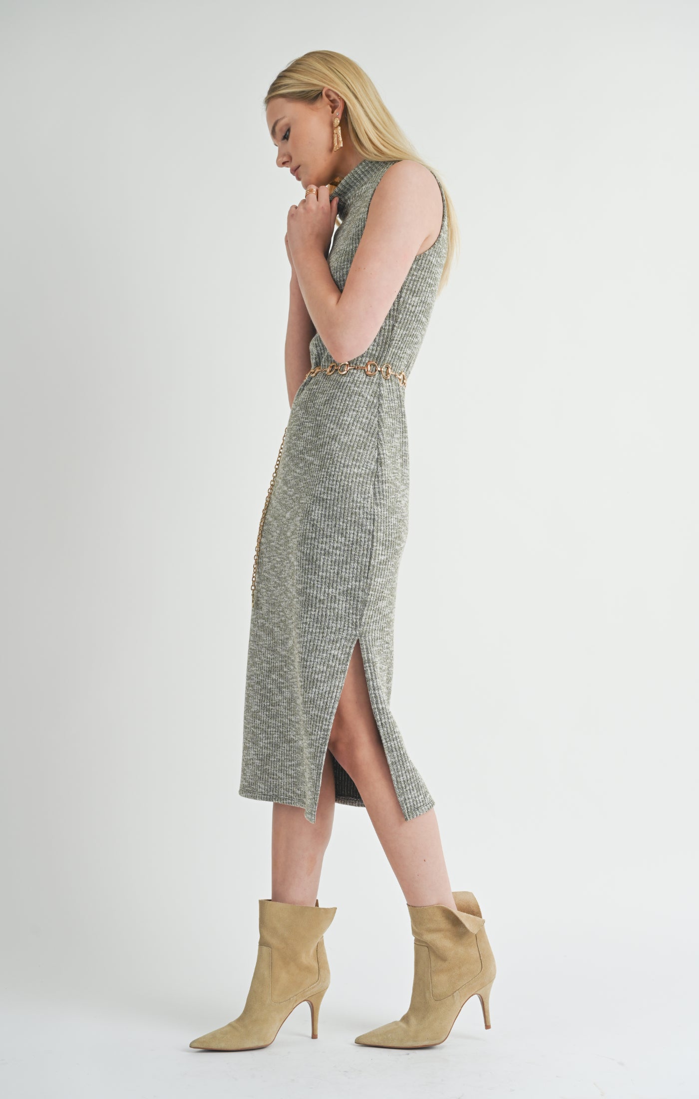 Sage the Label - On the Path Sleeveless Midi Dress