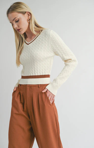 Sage the Label - Lois Cable Sweater