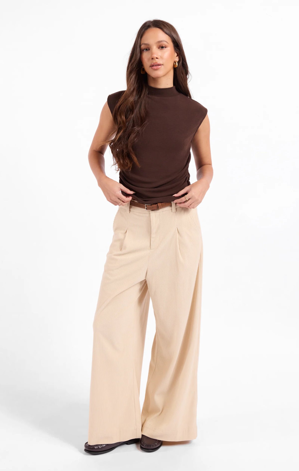 Sage the Lable - Sweetie Mock Neck Tank