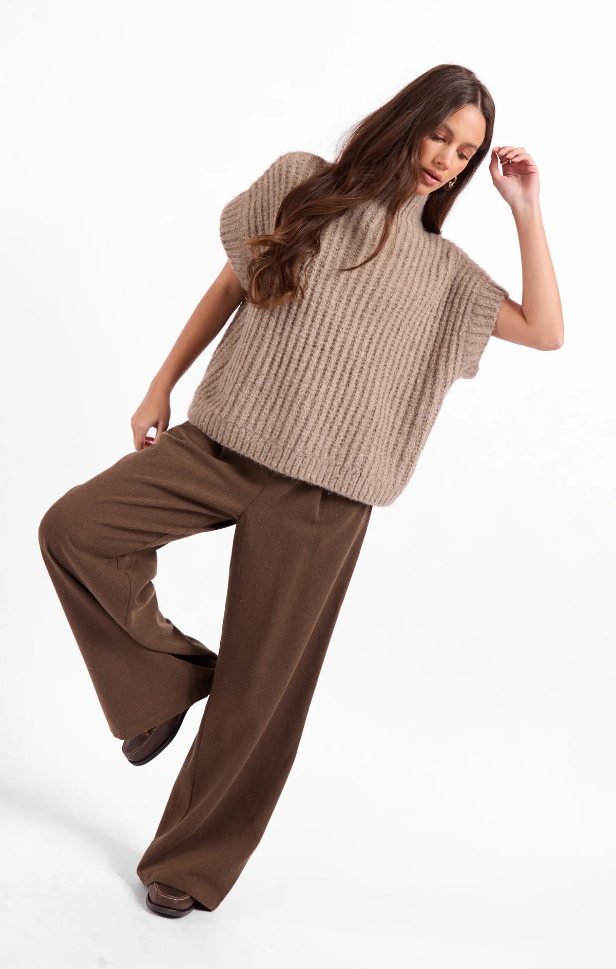 Sage the Label - Granger Turtleneck Sweater Vest