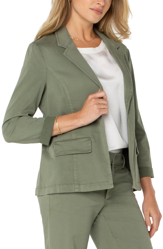 Liverpool - Fitted Blazer (Martini Olive)