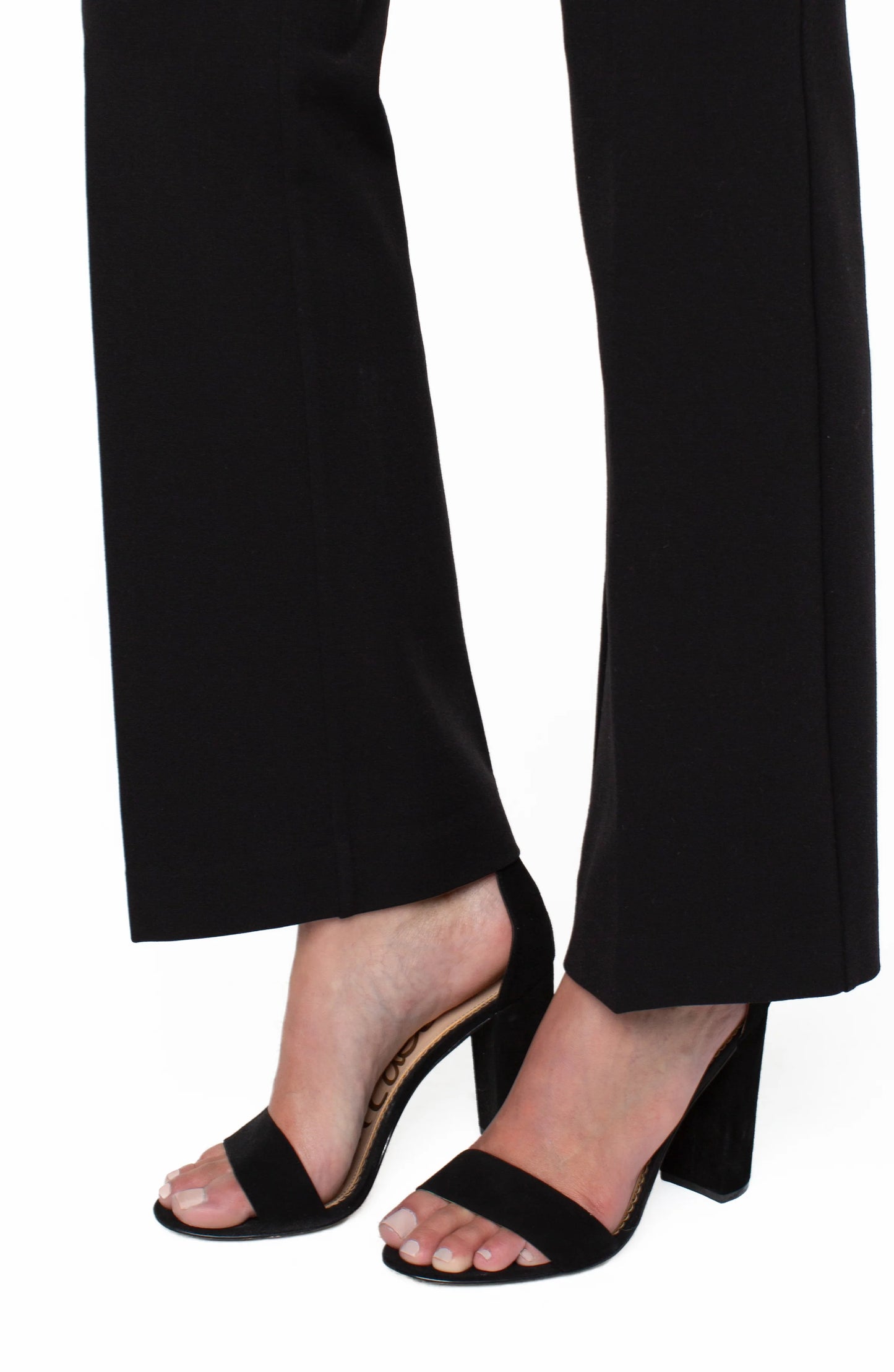 Liverpool - Kelsey Flare Trouser in Solid Black