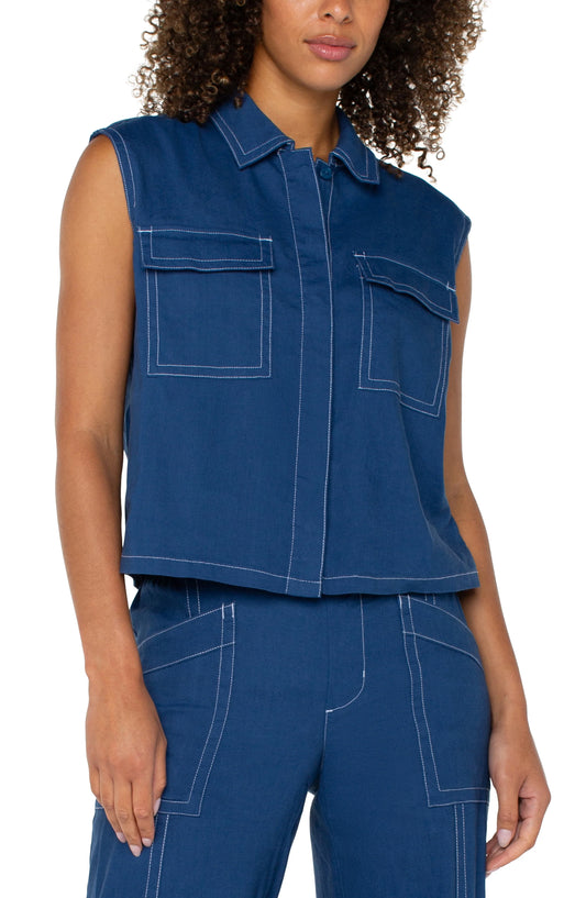 Liverpool - Sleeveless Cargo Shirt