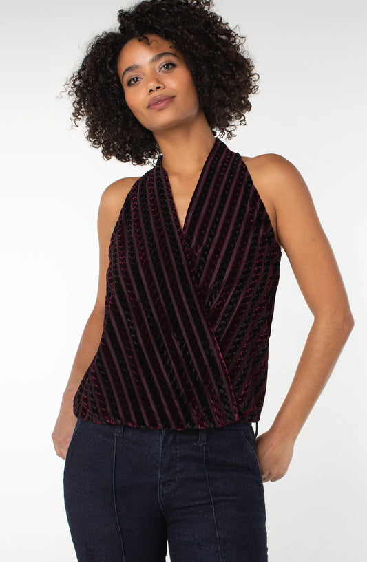 Liverpool - Sleeveless Crossover Knit Top