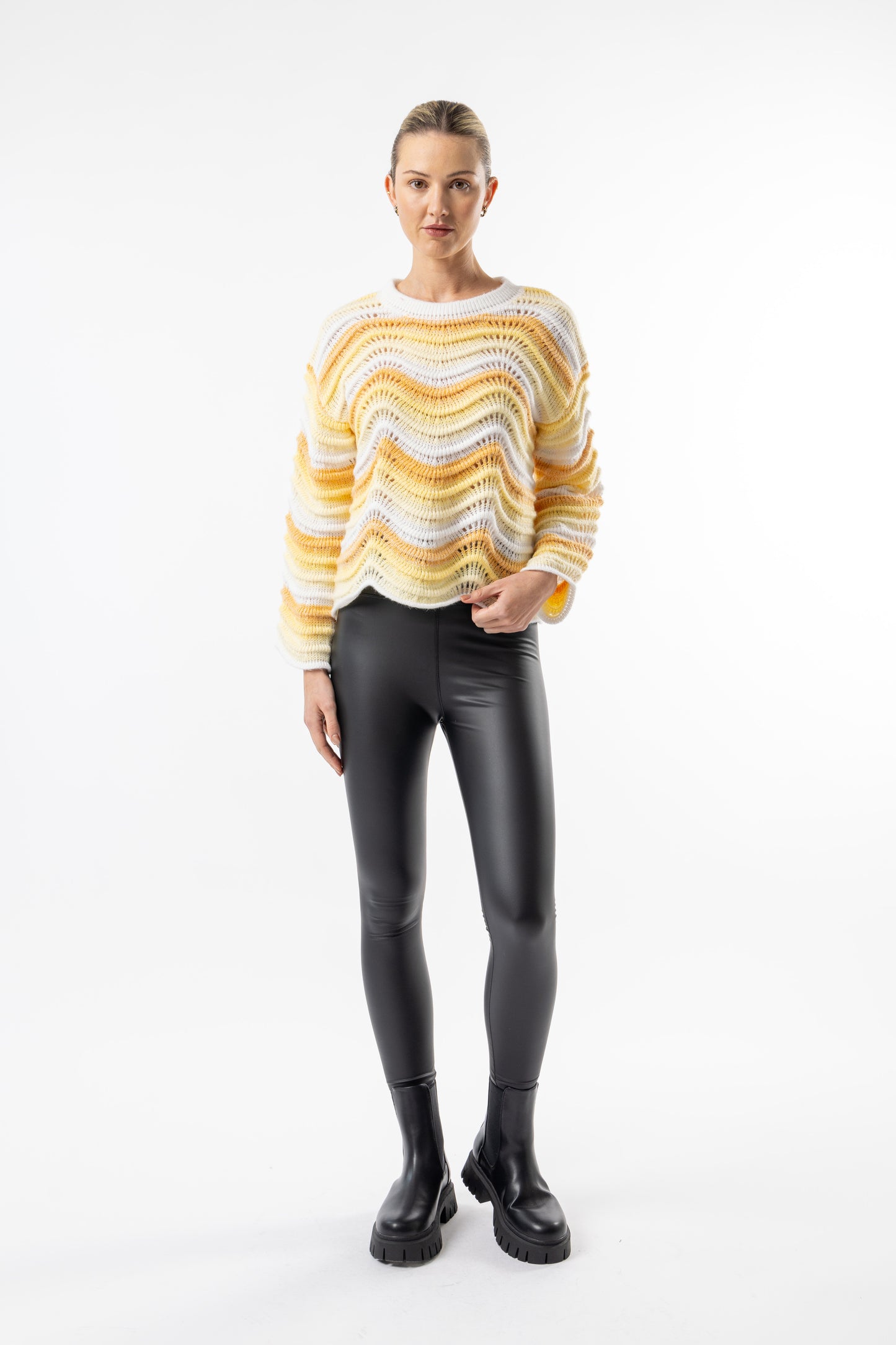 Angeleye - Orion Pullover Sweater in Yellow