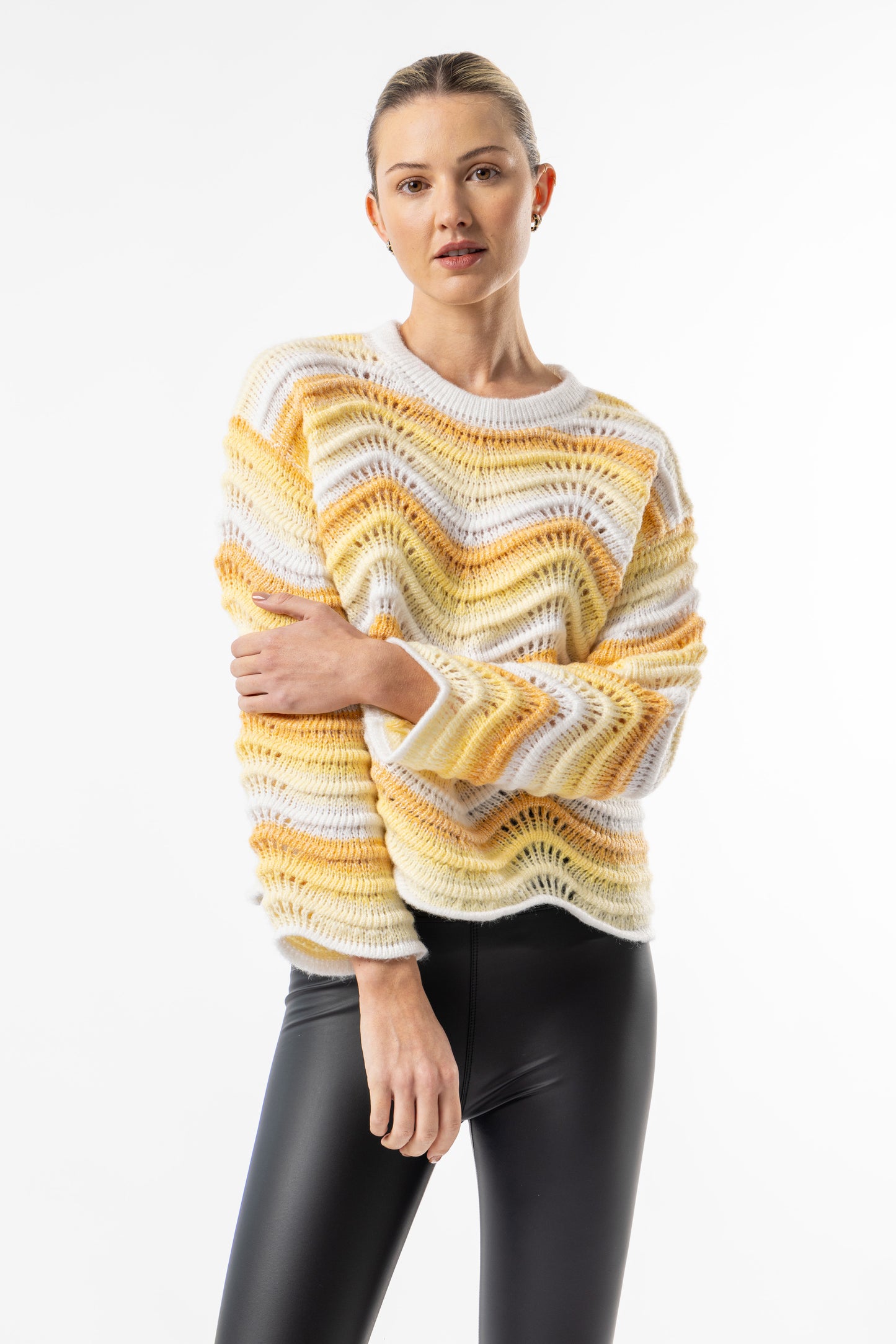 Angeleye - Orion Pullover Sweater in Yellow