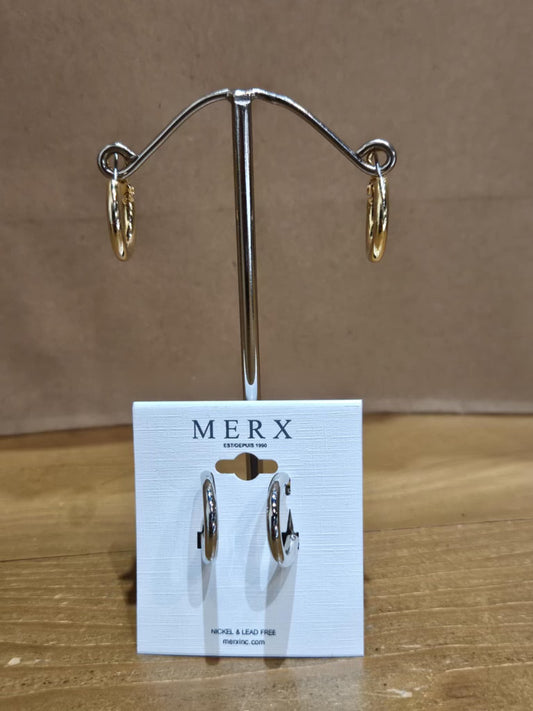 MERX - Tube Hoop Earrings – 3/4 Inch