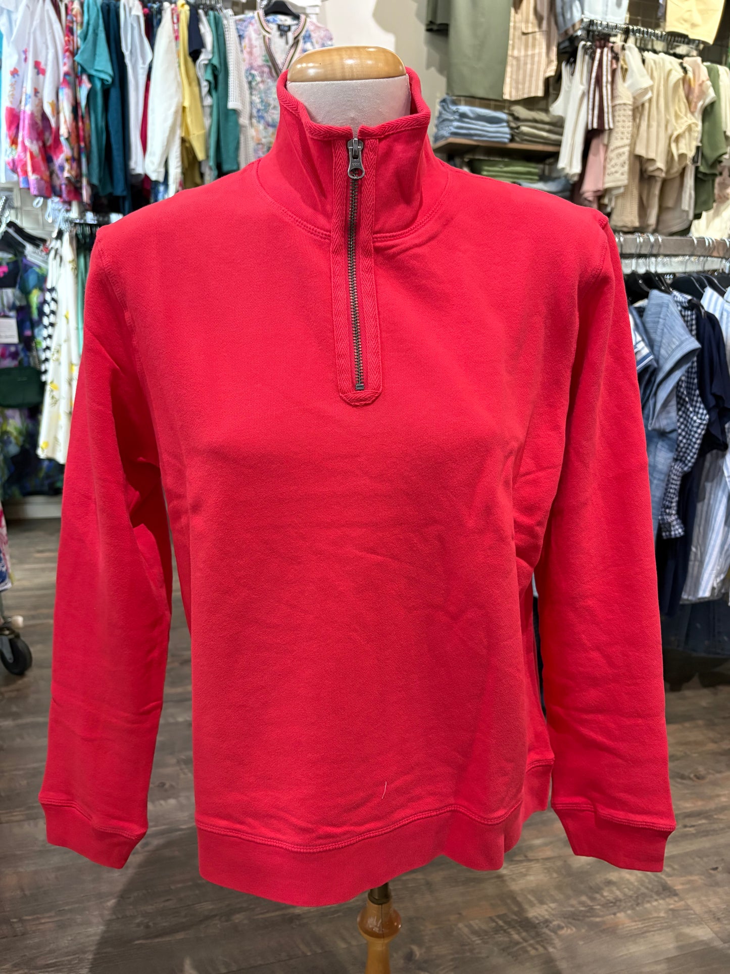 Mododoc – Mock Neck 1/4 Zip Sweatshirt