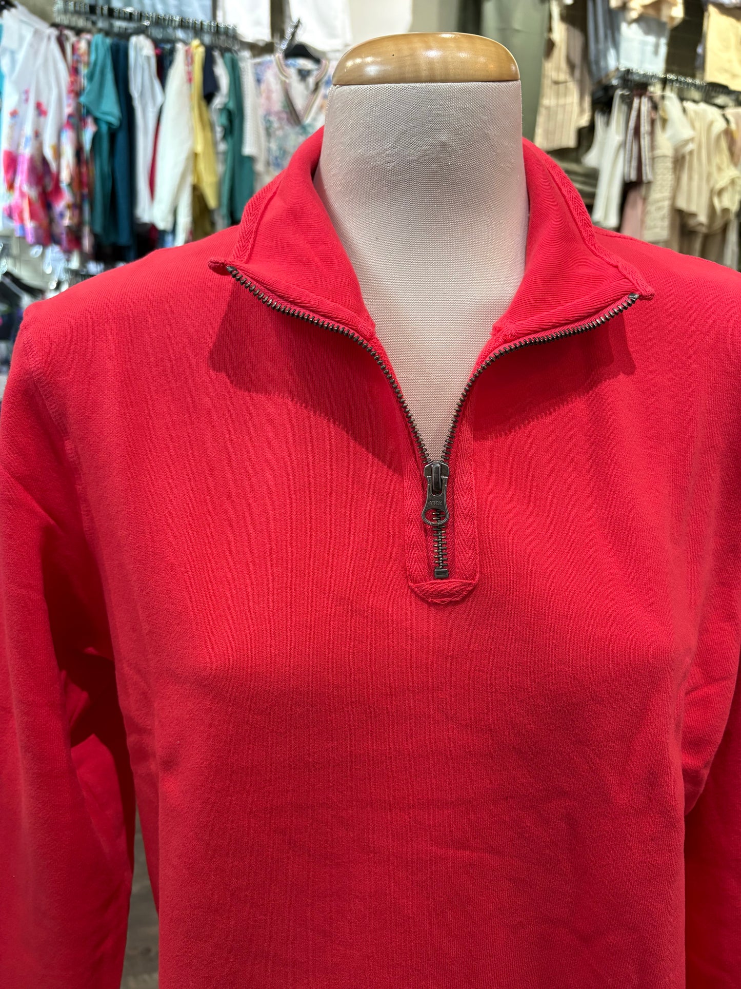Mododoc – Mock Neck 1/4 Zip Sweatshirt