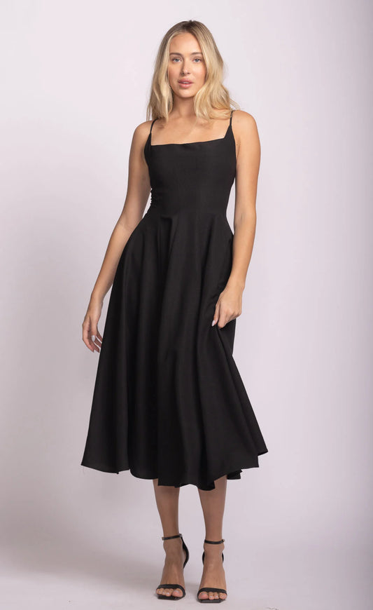 Late - Willa Dress, Black