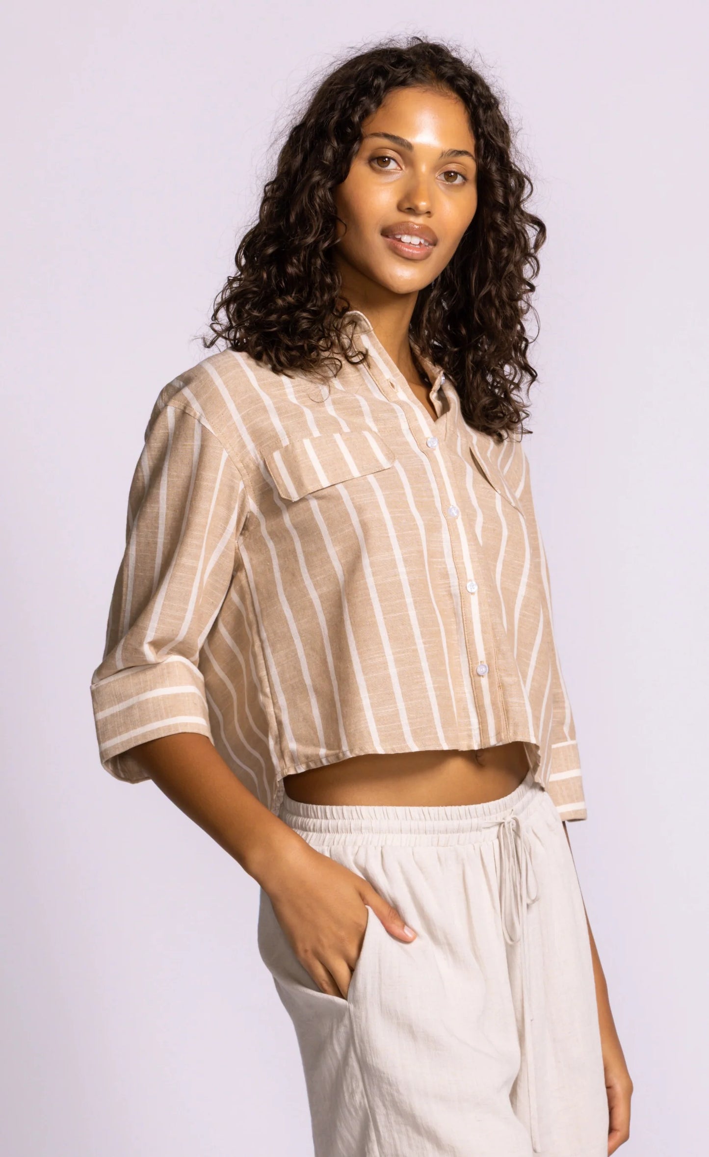 Pink Martini – Lisa Striped Shirt