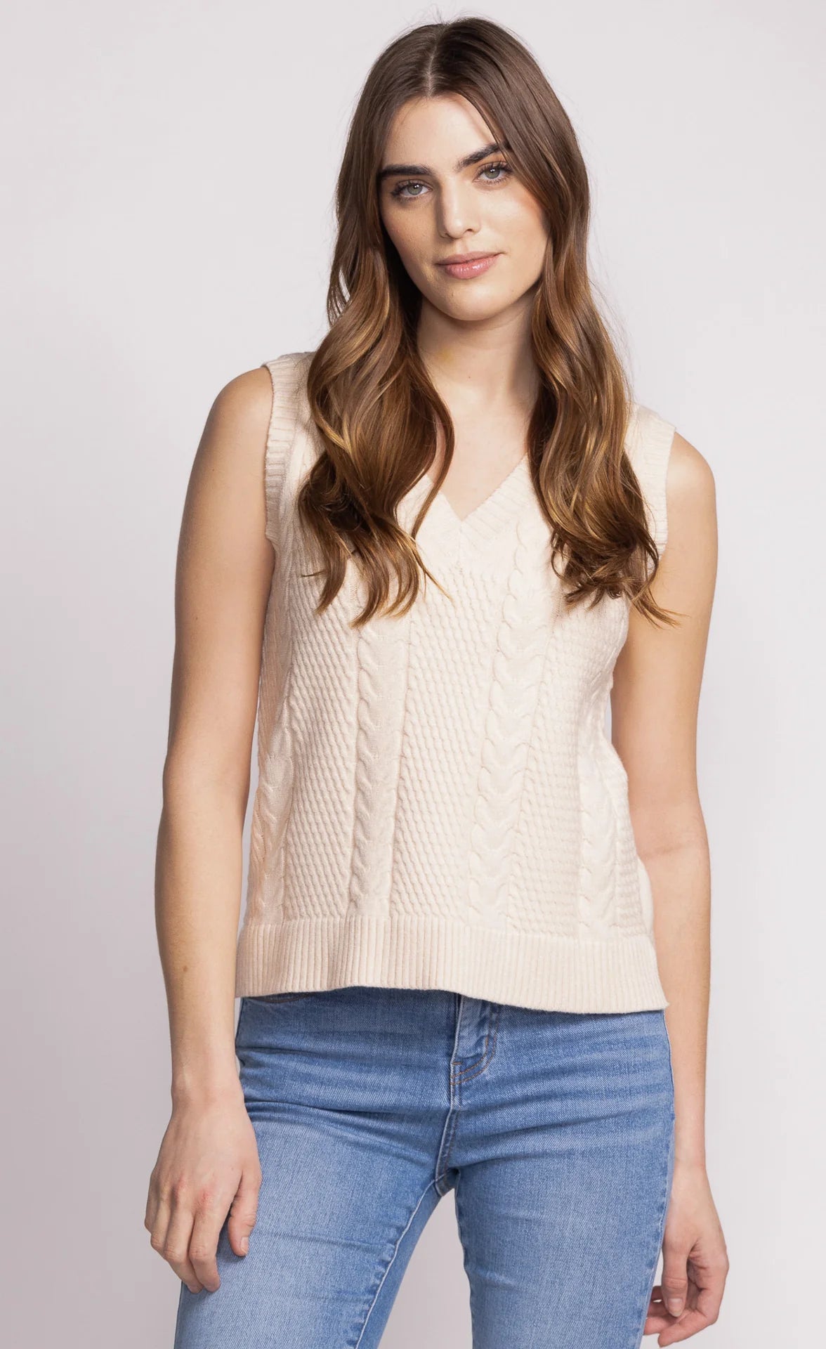 Pink Martini - Holly Sweater in Off-White