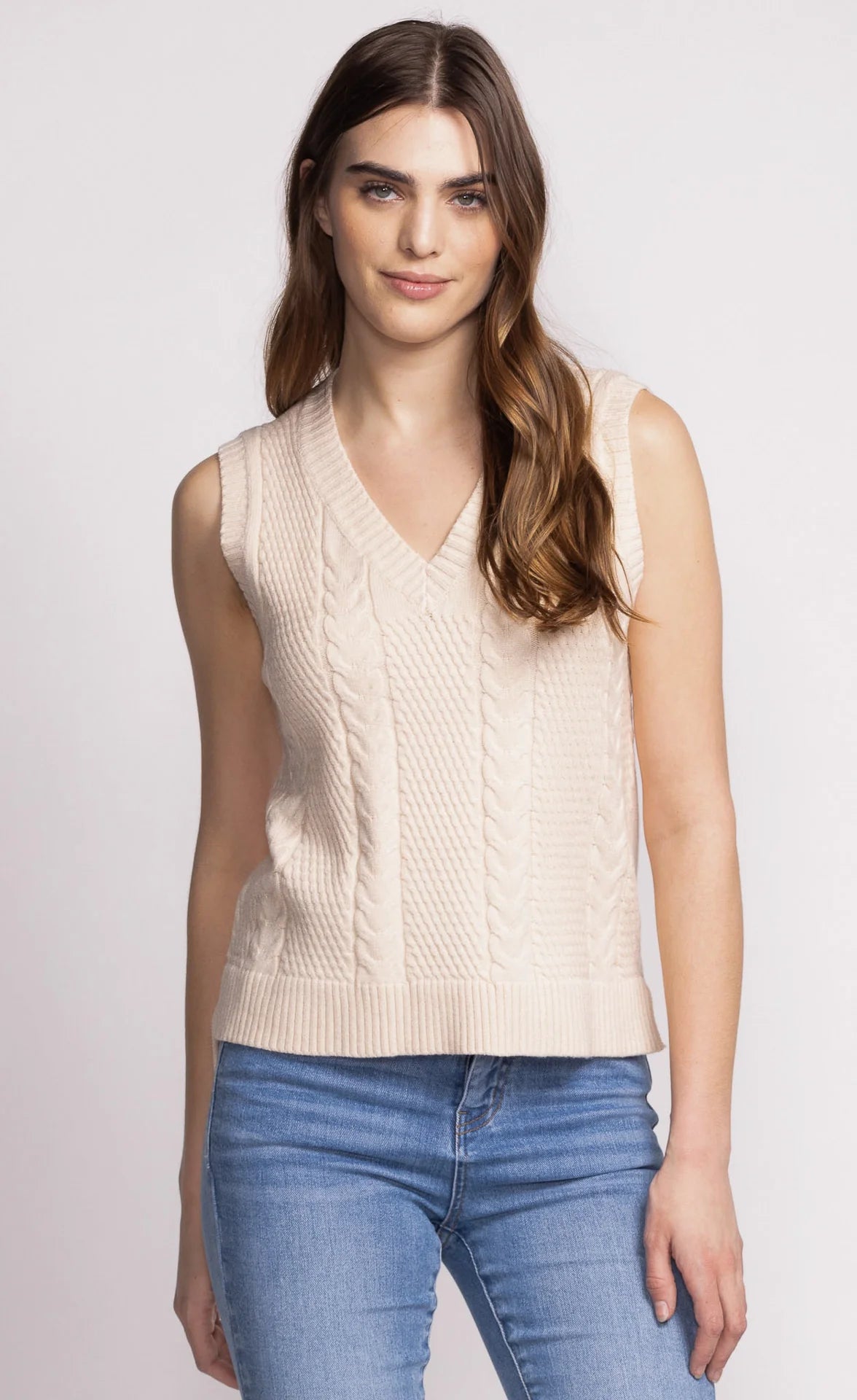 Pink Martini - Holly Sweater in Off-White