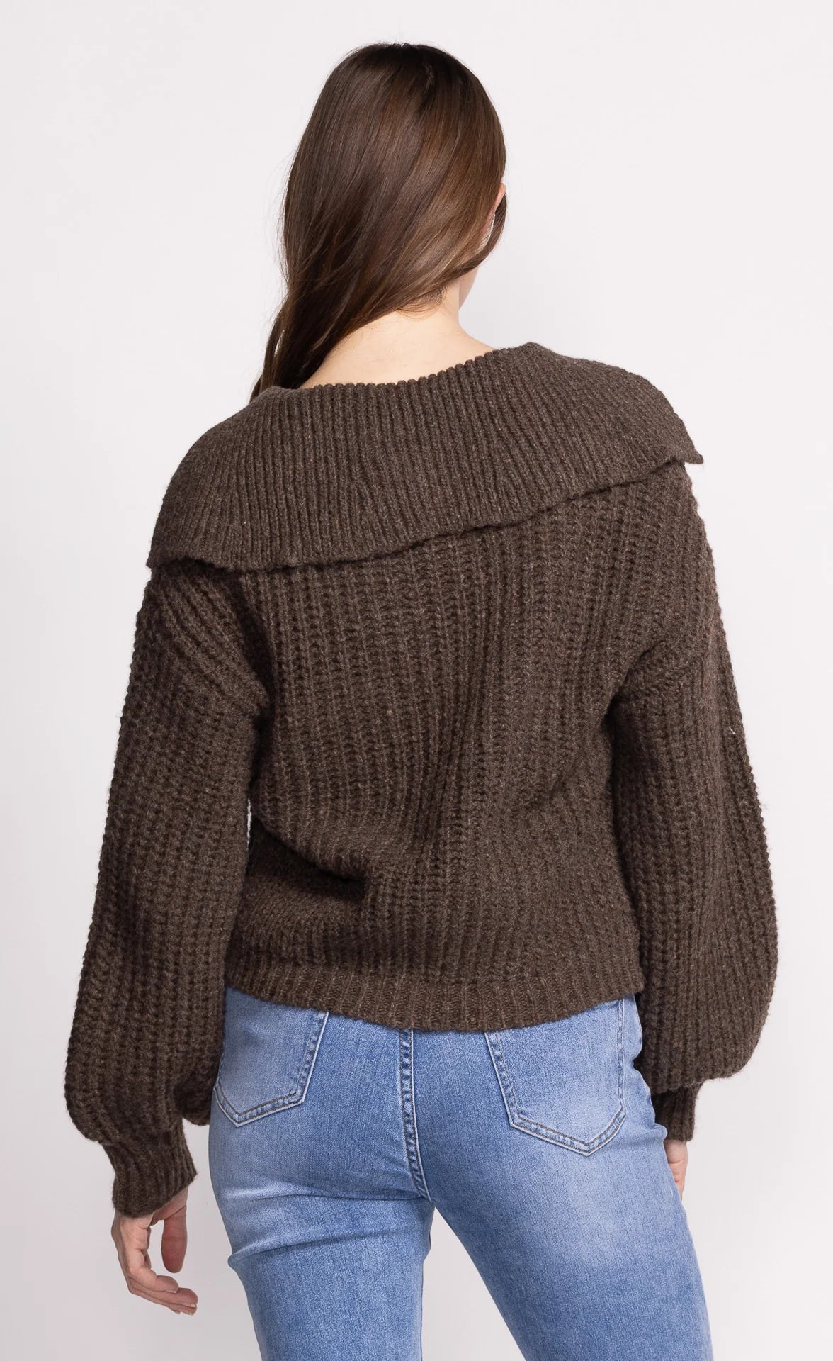 Pink Martini - Sloane Sweater in Brown