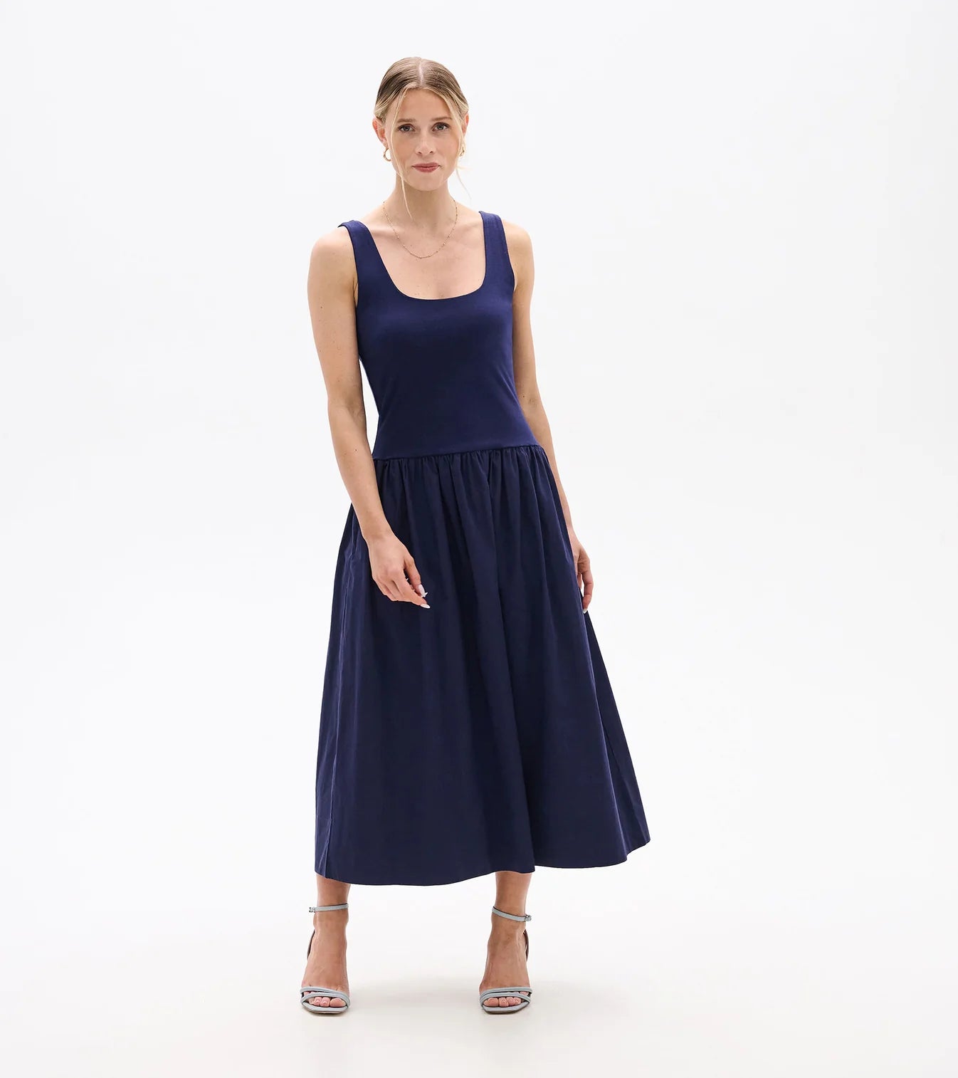 Hatley - Mix Media Midi Dress (Patriot Blue)