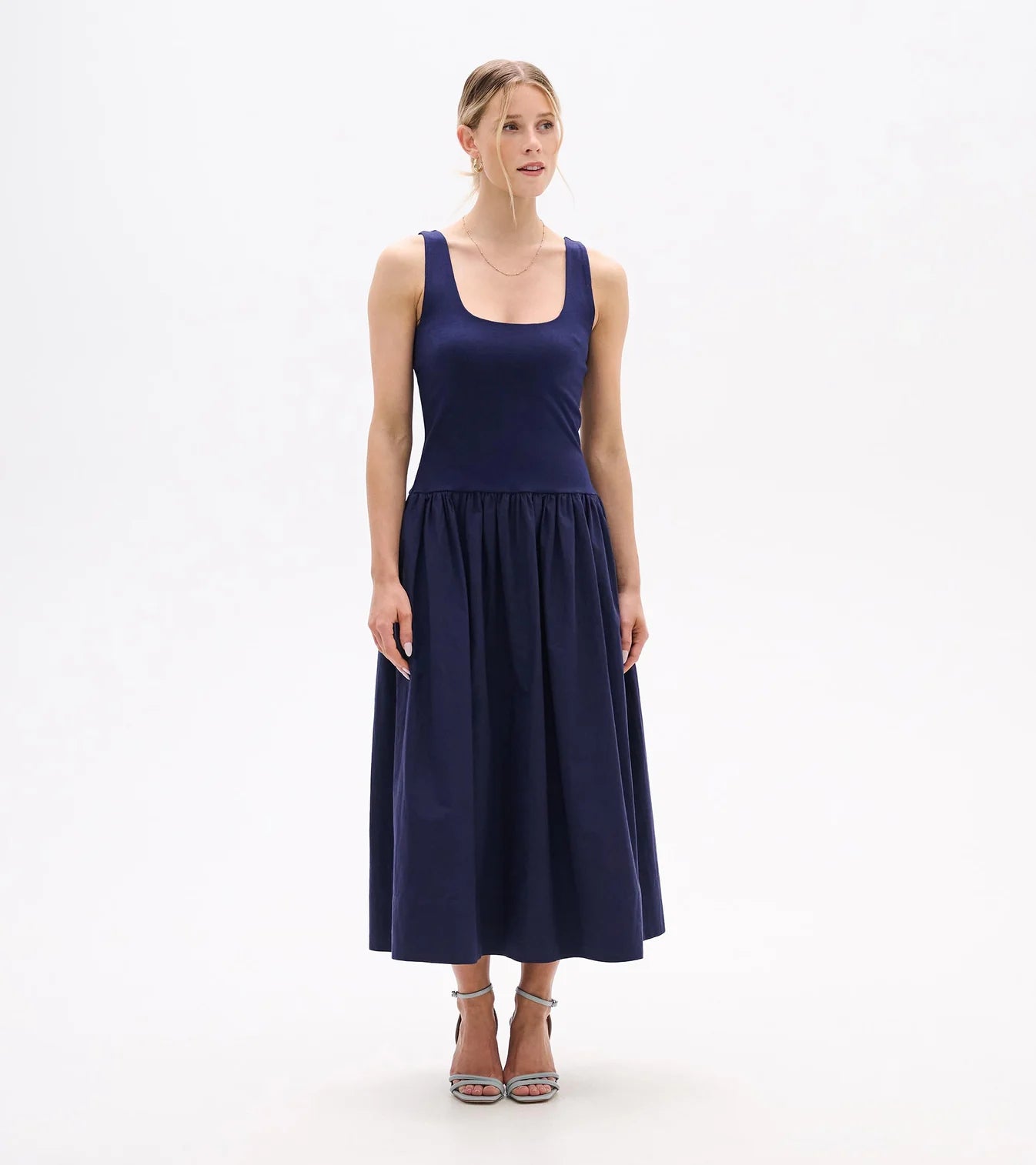 Hatley - Mix Media Midi Dress (Patriot Blue)