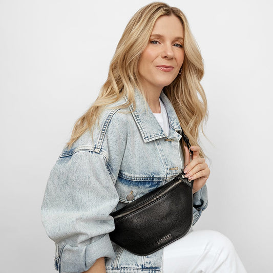 Lambert - THE SARAH, Recycled Vegan Leather Fanny Pack