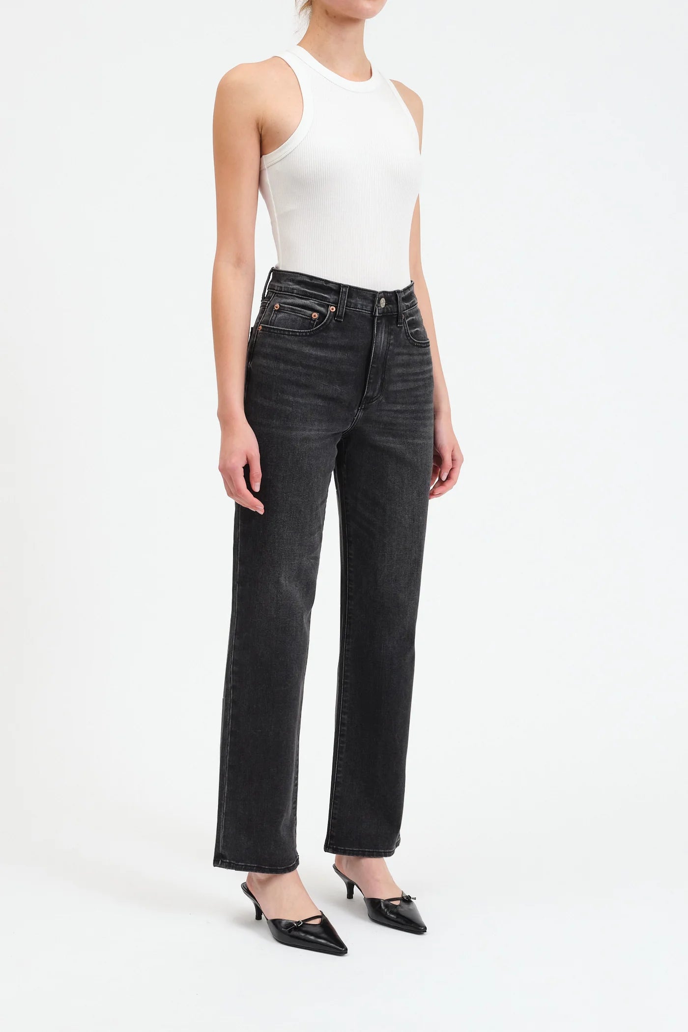 Daze - Sundaze High Rise Vintage Straight Leg Jeans